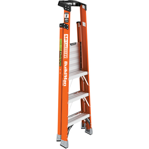 Safespace Platform Step Ladder, 3', 300 lbs. Cap. Cam Industrial