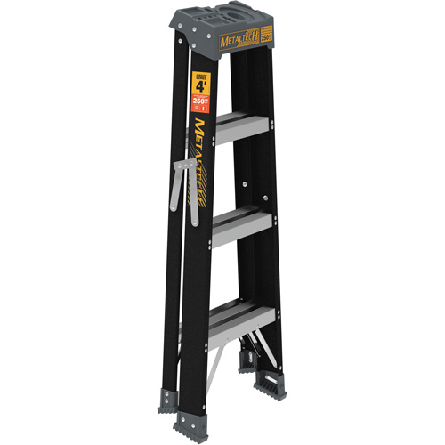 Step Ladder, 4', Fibreglass, 250 lbs. Capacity, Type 1 Cam Industrial