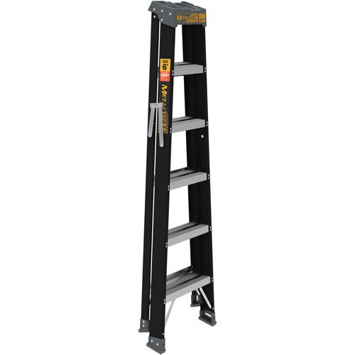 Step Ladder, 6', Fibreglass, 250 lbs. Capacity, Type 1 Cam Industrial