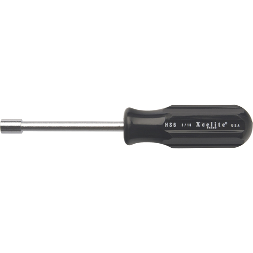 Hollow Shaft Nut Driver - Imperial, 3/16" Drive, 6-1/4" L Cam Industrial