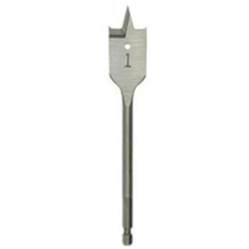 Flat Boring Bit, 13/16" Diameter, 1/4" Hex Shank, 6" Length Cam Industrial