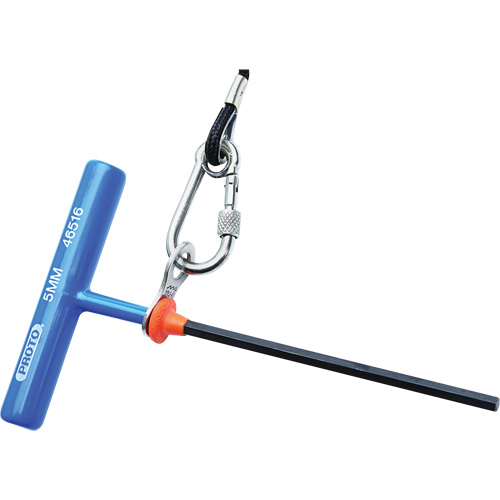 Hex Key - Metric, Hex End, 2.5 mm x 6" L, T Handle Cam Industrial