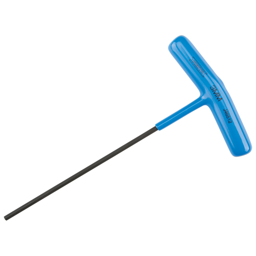 Hex Key - Metric, Hex End, 3 mm x 6" L, T Handle Cam Industrial