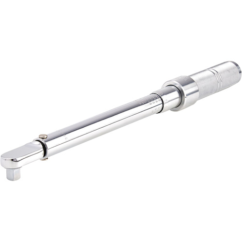 Fixed Head Micrometer Torque Wrench, Click, 3/8" Square Drive, 16-80 ft-lbs. Cam Industrial