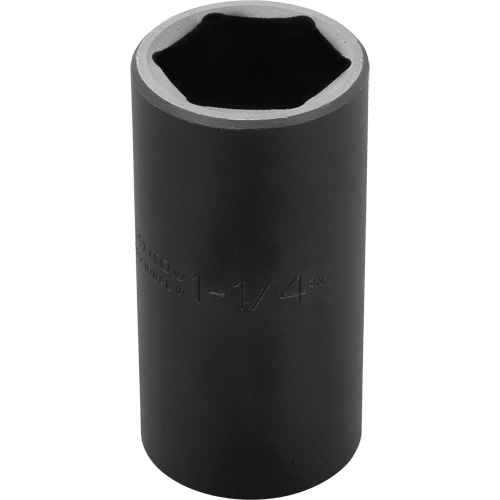 Socket, Impact, 1-1/4", 1/2" Drive, 6 Points, Deep Cam Industrial