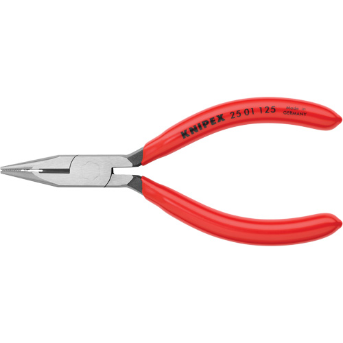 Long Nose Pliers with Cutter, 5" L Cam Industrial