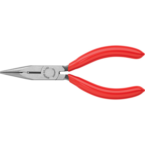 Long Nose Pliers with Cutter, 5-1/2" L Cam Industrial