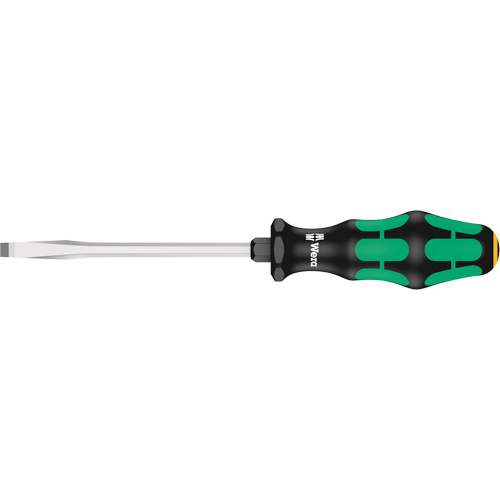 Slotted Screwdriver, 1.2 mm, 5-1/8" L, Plastic Handle Cam Industrial