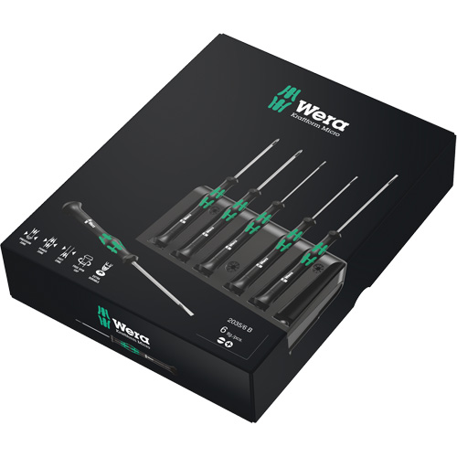 Micro Series Screwdriver Set with Rack, 6 Pcs. Cam Industrial