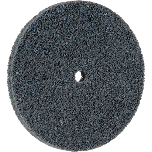Standard Abrasives 500 Series Soft Density Unitized Wheels, 3" x 1/4", 1/4" Arbor, Fine Grit, Silicon Carbide Cam Industrial