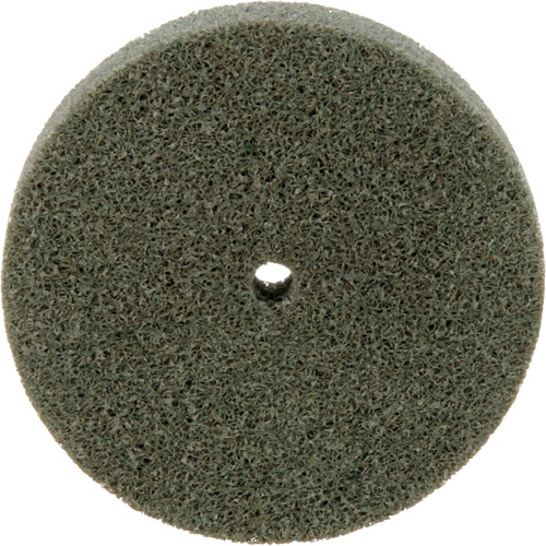 Meule homog&egrave;ne &agrave; faible densit&eacute; de s&eacute;rie 500 Standard Abrasives, 3" x 1/2", Arbre de 1/4", Grain de Moyen, Oxyde d'aluminium Cam Industrial