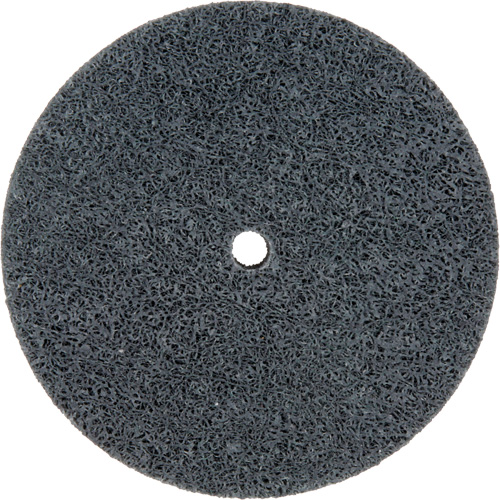 Meule homog&egrave;ne &agrave; faible densit&eacute; de s&eacute;rie 500 Standard Abrasives, 3" x 1/2", Arbre de 1/4", Grain de Fin, Carbure de silicium Cam Industrial