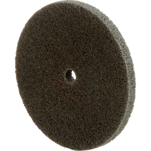 Standard Abrasives Unitized Wheel, 3" x 1/4", 1/4" Arbor, Fine Grit, Aluminum Oxide Cam Industrial