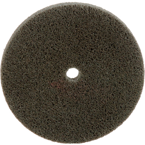 Standard Abrasives Unitized Wheel, 3" x 1/4", 1/4" Arbor, Fine Grit, Aluminum Oxide Cam Industrial