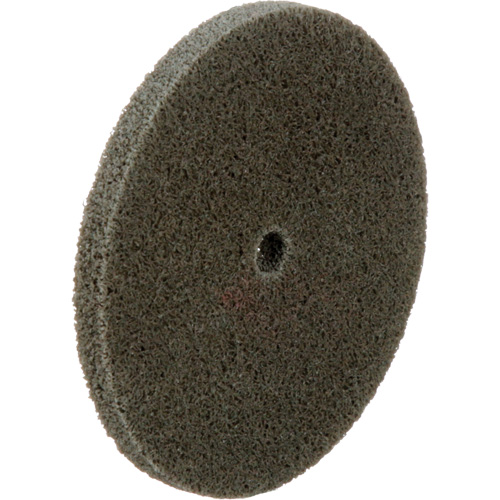 Standard Abrasives Unitized Wheel, 3" x 1/4", 1/4" Arbor, Fine Grit, Aluminum Oxide Cam Industrial