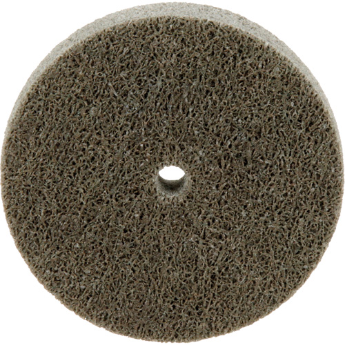 Standard Abrasives Unitized Wheel, 3" x 1/2", 1/4" Arbor, Medium Grit, Aluminum Oxide Cam Industrial
