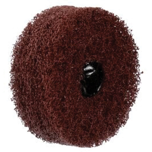 Standard Abrasives Buff & Blend Wheel, 3" Dia. x 3" W, 1/4" Arbor, Aluminum Oxide Cam Industrial