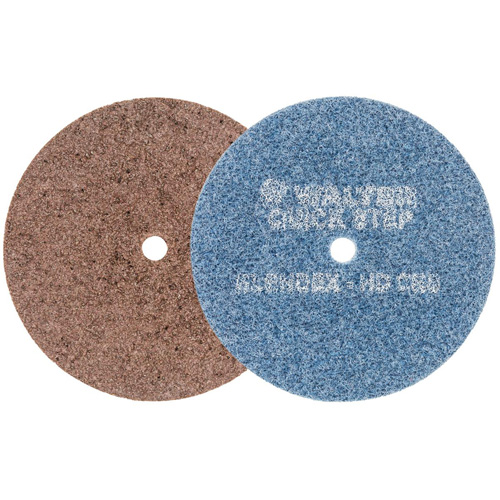 QUICK-STEP BLENDEX Surface Conditioning Disc, 5" Dia., Extra Coarse Grit, Aluminum Oxide Cam Industrial