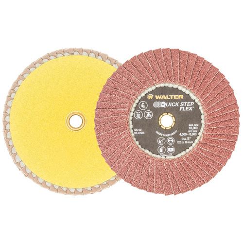 QUICK-STEP FLEX, 5" x Type 29, Grain 60, Oxyde d'aluminium Cam Industrial