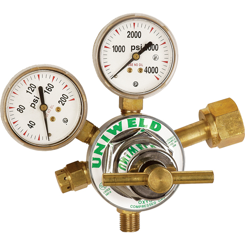 D&eacute;tendeur &agrave; simple d&eacute;tente de gamme moyenne, Oxyg&egrave;ne, Entr&eacute;e CGA540 Cam Industrial