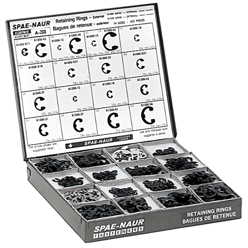 External Retaining Ring Assortments Cam Industrial