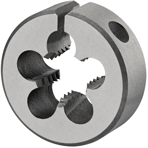 Round Adjustable Die, 10-24 Thread, High Speed Steel Cam Industrial