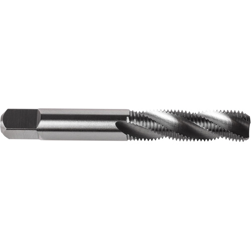 Regular Spiral Flute Tap, High Speed Steel, 1/2"-20 Thread, 3-3/8" L Cam Industrial