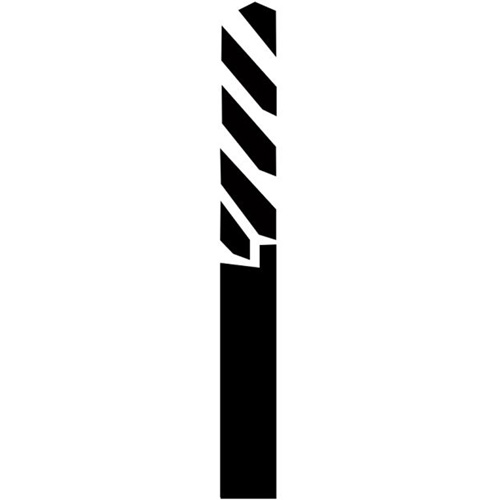 Forets pour trou de passage &agrave; pointes au carbure, Diam&egrave;tre de 1/4" Cam Industrial