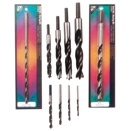 Brad Point, Wood Drills, 1", 8-5/8" Length, 1/2" Shank Cam Industrial