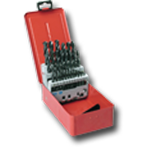 Jobber Length Drill Bit Set, 115 Pieces, High Speed Steel Cam Industrial