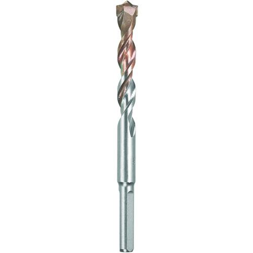 4-Flute Hammer Drill Bit, 1/2", 3-Flat Shank, Carbide Cam Industrial