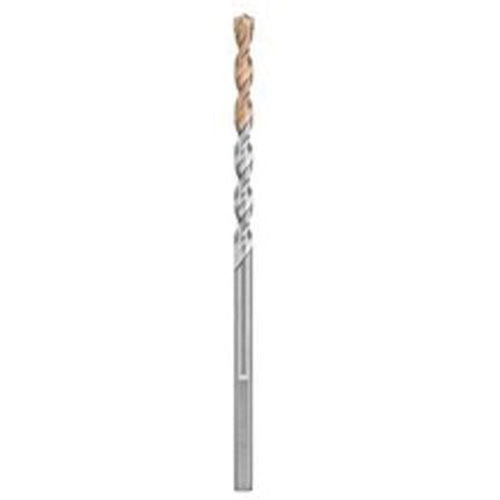4-Flute Hammer Drill Bit, 1/4", 3-Flat Shank, Carbide Cam Industrial
