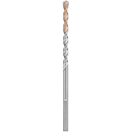 4-Flute Hammer Drill Bit, 3/16", 3-Flat Shank, Carbide Cam Industrial