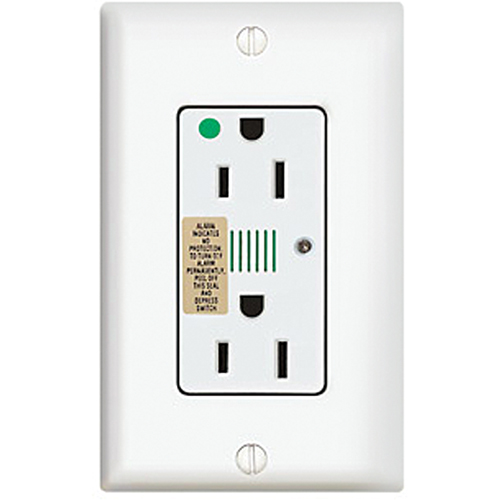 Hospital Grade Surge Protective Receptacle - 120V, 15A Duplex Cam Industrial