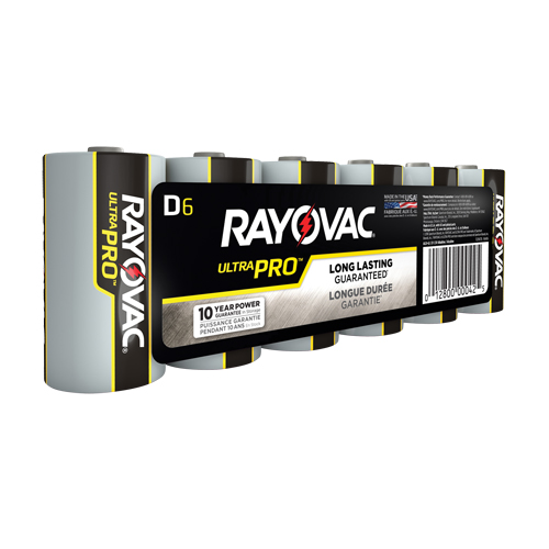 Ultra PRO Industrial Batteries, D, 1.5 V Cam Industrial