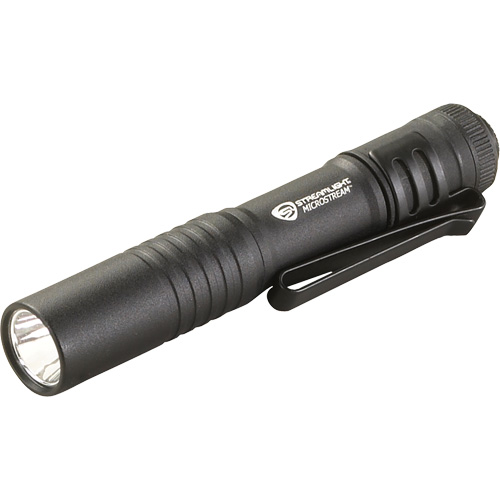 MicroStream&reg; Pen Light, LED, 45 Lumens, Aluminum Body, AAA Batteries, Included Cam Industrial