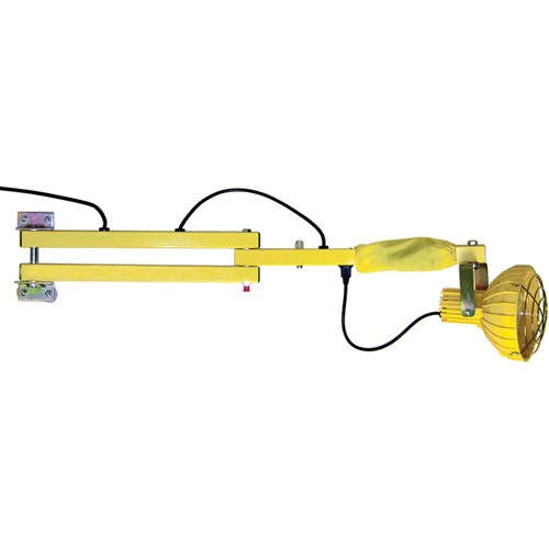 Dock Loading Lights with Flexible Arm, Incandescent Light, 40" Arm Cam Industrial