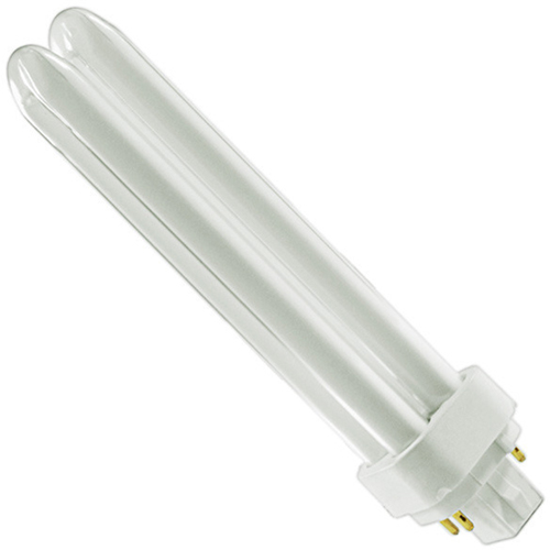 Compact Fluorescent Lamps, T4, 26 W, 3500 K, G24Q-3 Base, 12000 hrs. Cam Industrial
