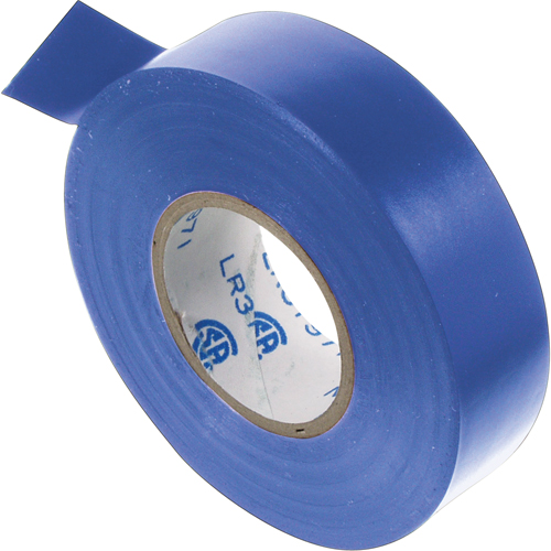 Electrical Tape, 19 mm (3/4") x 20.1 m (66'), Blue, 7 mils Cam Industrial