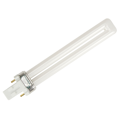 Dulux&reg; Compact Fluorescent, 800, 13 W, 4100 K, GX23 Base, 12000 hrs. Cam Industrial