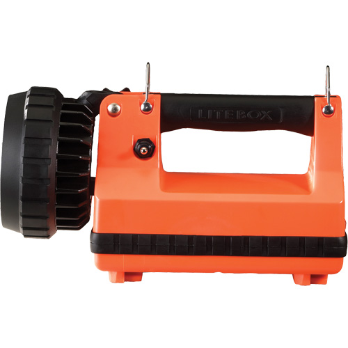 E-Flood&reg; FireBox&reg; Lantern, LED, 615 Lumens, 8 Hrs. Run Time, Rechargeable Batteries, Included Cam Industrial