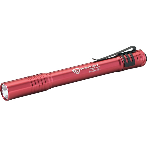 Lampe stylo Stylus Pro, DEL, 100 lumens, Corps en Aluminium, piles AAA, Compris Cam Industrial