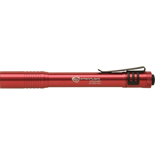 Lampe stylo Stylus Pro, DEL, 100 lumens, Corps en Aluminium, piles AAA, Compris Cam Industrial