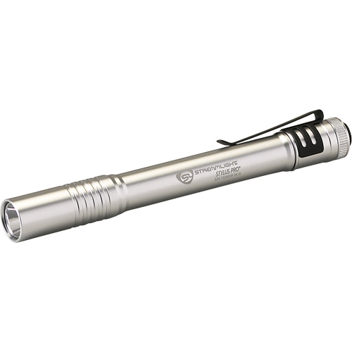 Stylus Pro&reg; Pen Light, LED, 100 Lumens, Aluminum Body, AAA Batteries, Included Cam Industrial