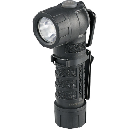 PolyTac&reg; 90 X Right Angle Flashlight, LED, CR123A Batteries, Polymer Cam Industrial