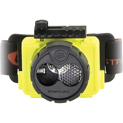 Double Clutch USB Headlamp, LED, 125 Lumens, 3.5 Hrs. Run Time, Rechargeable Batteries Cam Industrial
