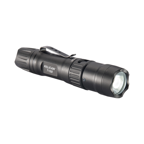 7100 Tactical Flashlight, LED, 695 Lumens, AA Batteries Cam Industrial