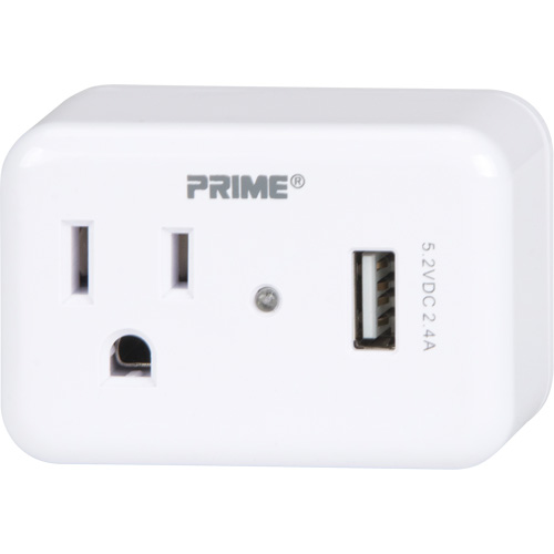 Chargeur USB Prime avec protection contre la surtension Cam Industrial