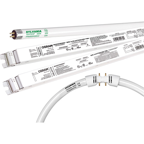Ballast PROStart &agrave; efficacit&eacute; &eacute;lev&eacute;e QUICKTRONIC de Sylvania Cam Industrial