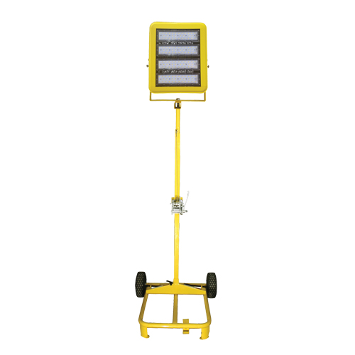 Single-Head Cart with Winch, LED, 200 W, 30000 Lumens, Aluminum Housing Cam Industrial